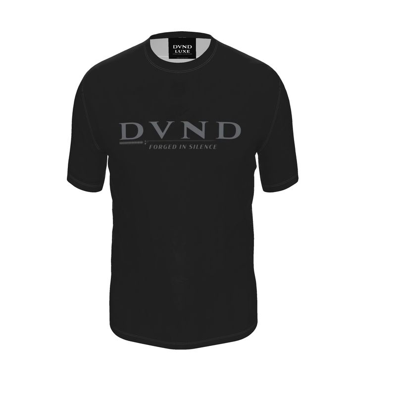 "Forged in Silence" (by DVND Luxe) premium Silk-soft t-shirt.