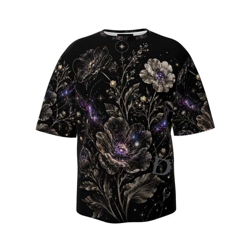 "NIGHT BLOOM" (by DVND Luxe) Mens premium Oversized T-Shirt