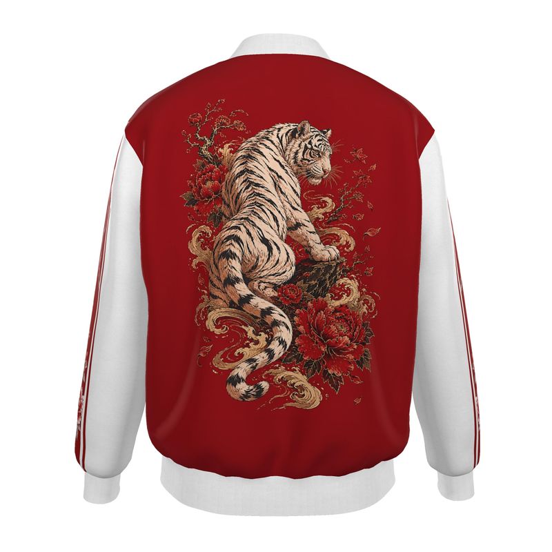 "Crimson Tigers" ( by DVND Luxe) Mens premium Bomber Jacket