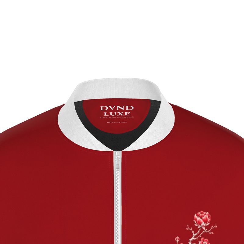 "Crimson Tigers" ( by DVND Luxe) Mens premium Bomber Jacket