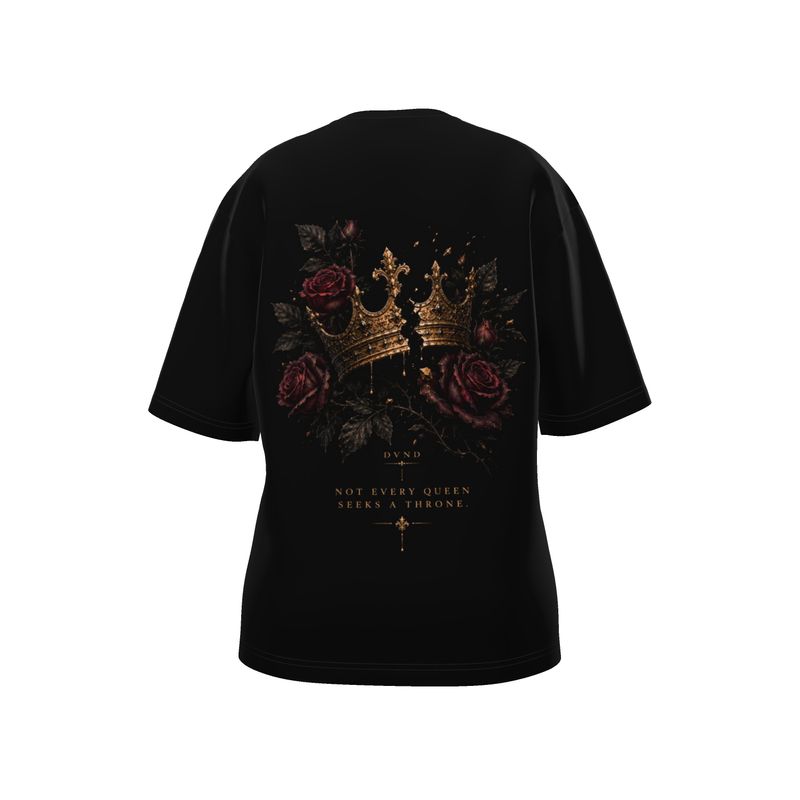 "THE LAST QUEEN" (by DVND Luxe) Women's premium Oversized T-Shirt
