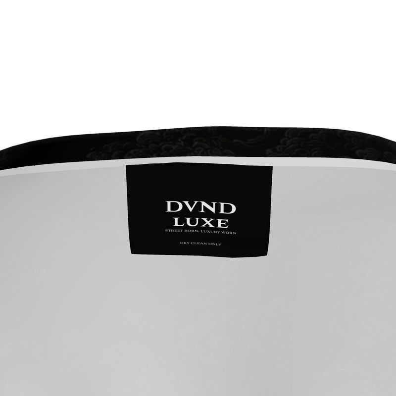 "OBSIDIAN BLOOM" (by DVND Luxe) Mens Premium Oversized T-Shirt
