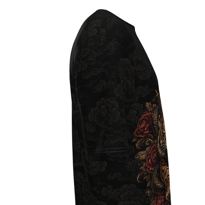 "PRIMAL CROWN" (by DVND Luxe) Mens Premium Oversized T-Shirt