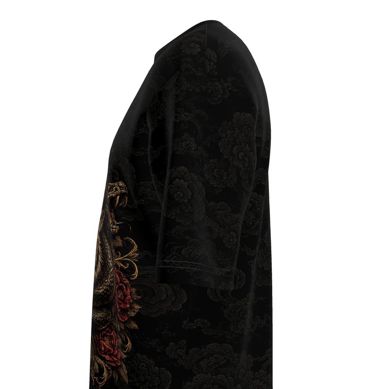 "PRIMAL CROWN" (by DVND Luxe) Mens Premium Oversized T-Shirt