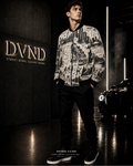 'THE GREAT WHITE' Mens Reversible Silk Bomber Jacket