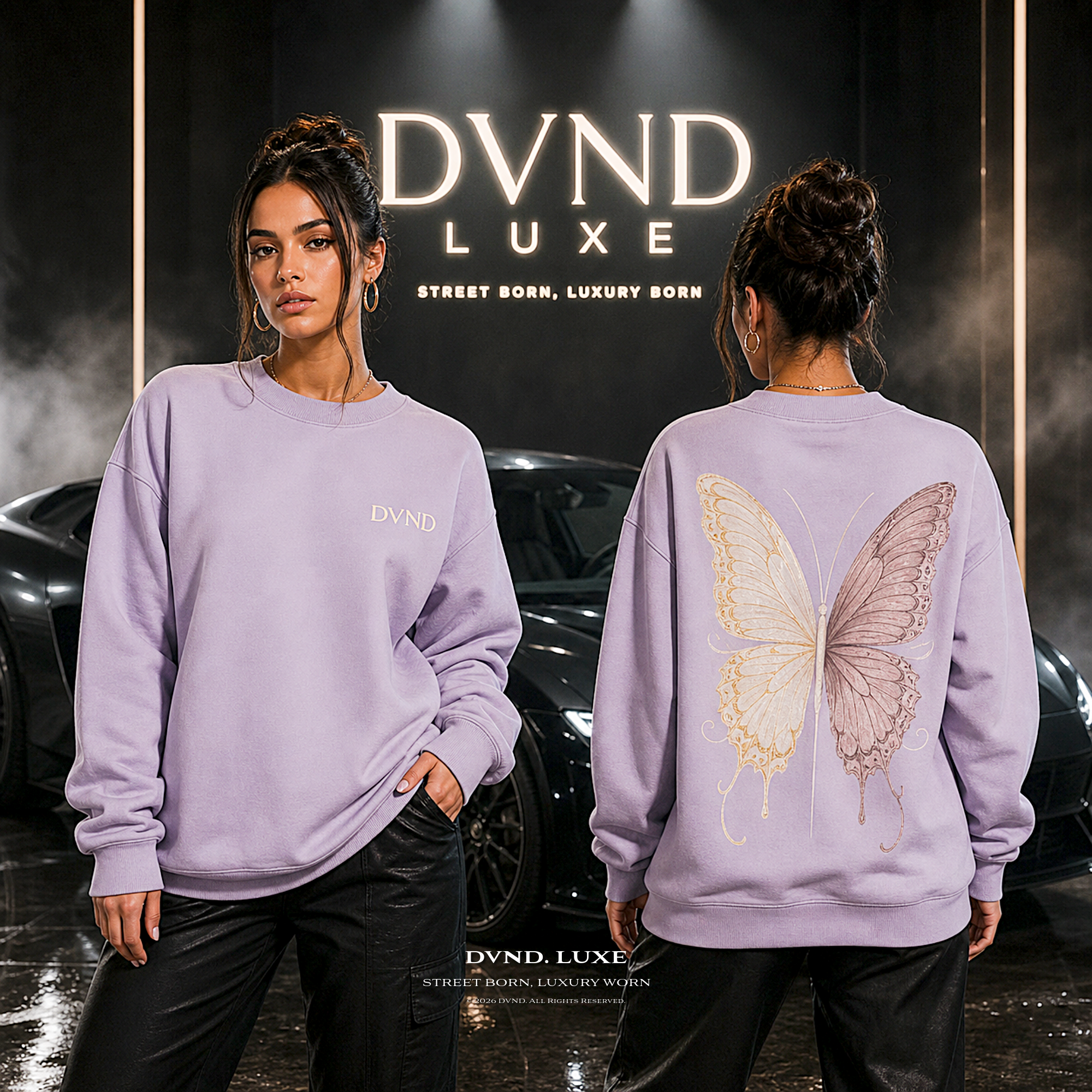 "The Split Wing" Premium Unisex Crewneck Sweatshirt
