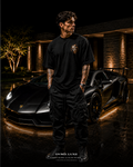 "Silent Predator" (by DVND Luxe) Mens Premium Oversized T-Shirt