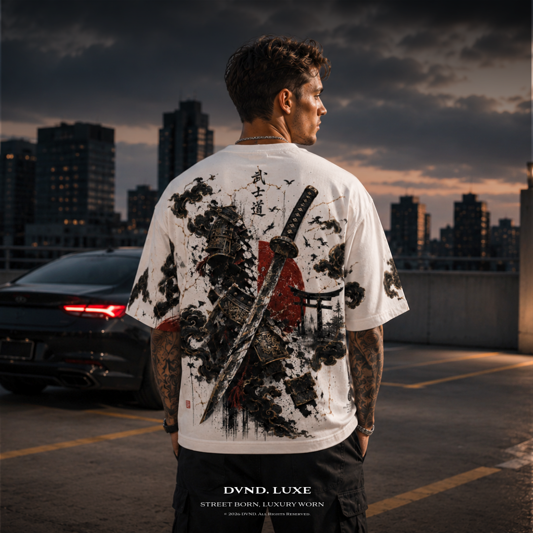 "KAGE" (by DVND Luxe) Mens Premium Oversized T-Shirt