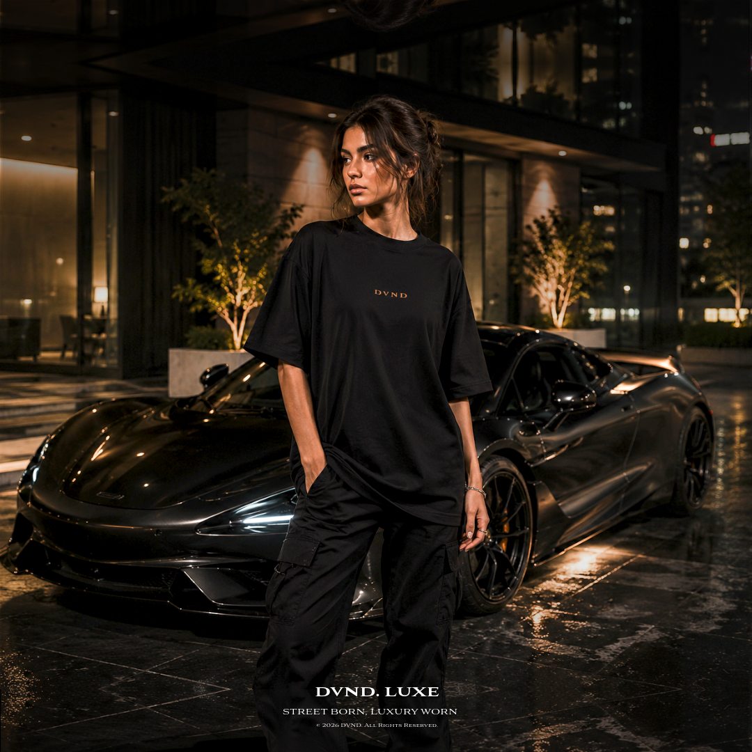 "THE LAST QUEEN" (by DVND Luxe) Women's premium Oversized T-Shirt
